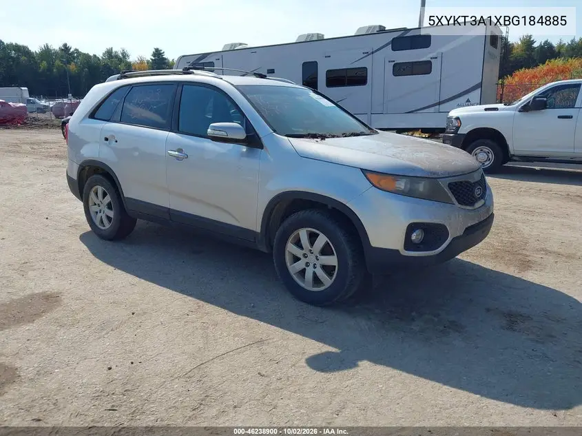 KIA SORENTO 2011, VIN 5XYKT3A1XBG184885