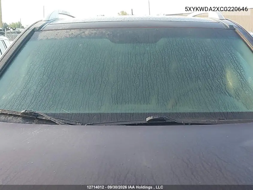 2012 KIA SORENTO VIN 5XYKWDA2XCG220646 — фото 17