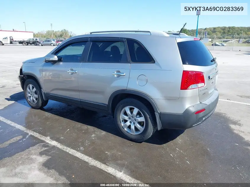 2012 KIA SORENTO VIN 5XYKT3A69CG283369 — фото 3
