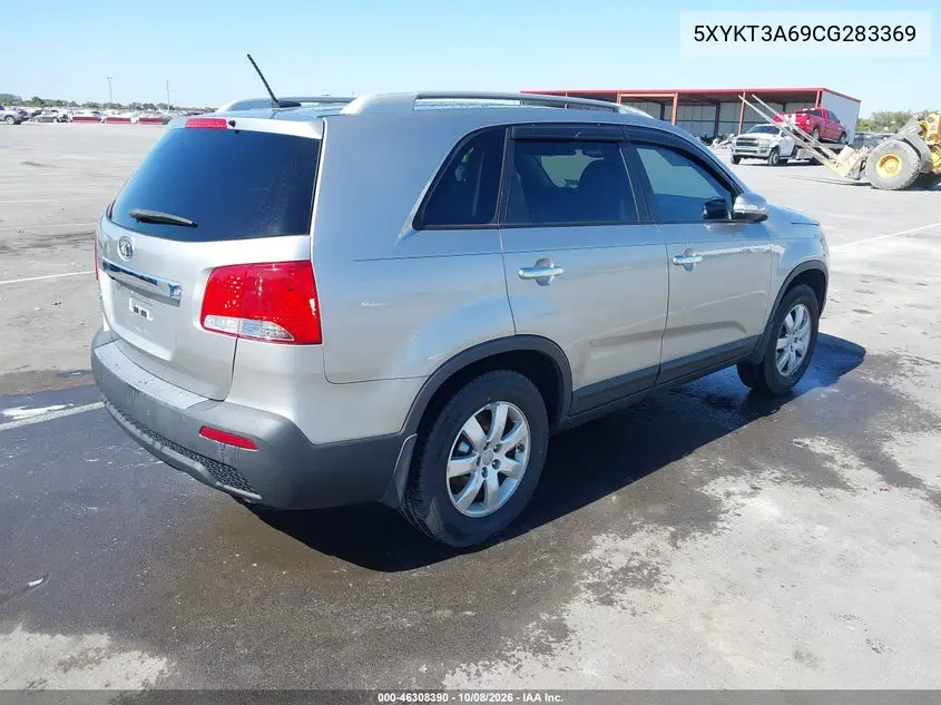 2012 KIA SORENTO VIN 5XYKT3A69CG283369 — фото 4