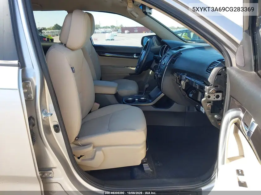 2012 KIA SORENTO VIN 5XYKT3A69CG283369 — фото 5