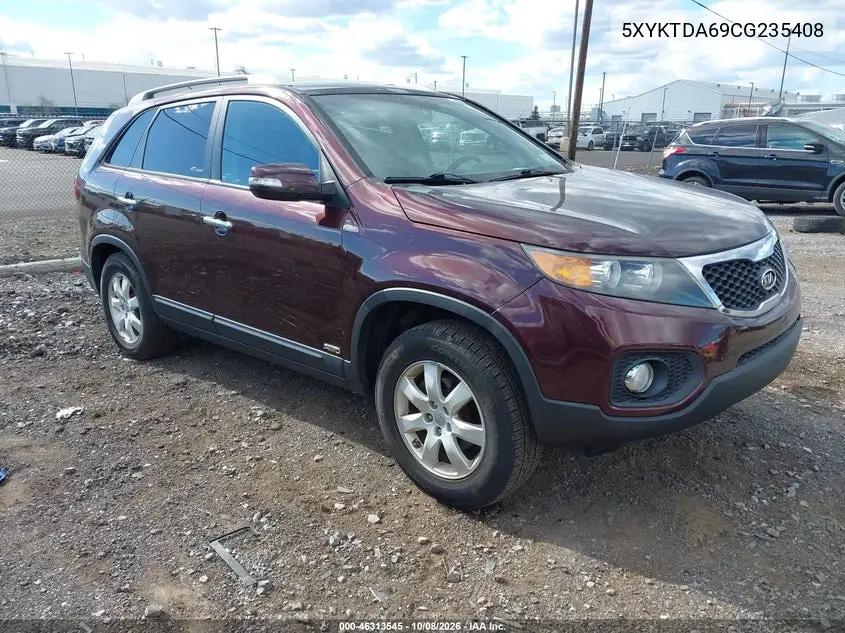 KIA SORENTO 2012, VIN 5XYKTDA69CG235408