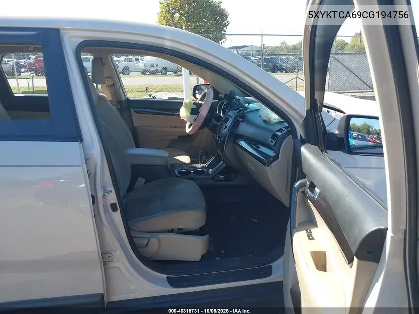 2012 KIA SORENTO VIN 5XYKTCA69CG194756 — фото 5
