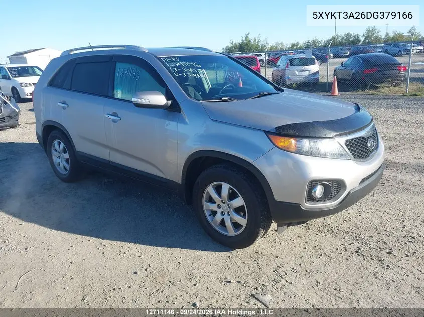 KIA SORENTO 2013, VIN 5XYKT3A26DG379166