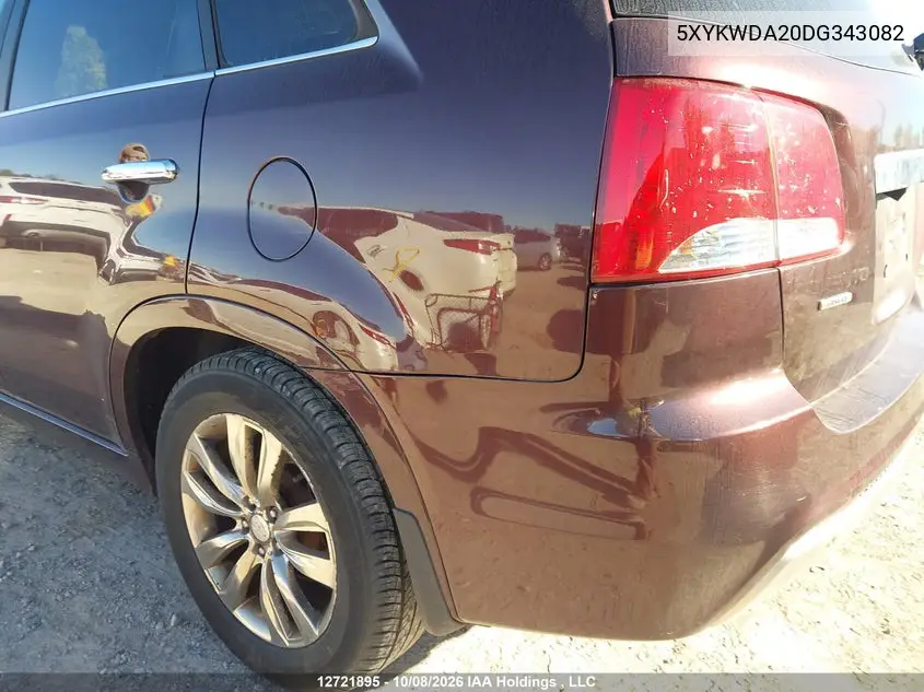 2013 KIA SORENTO VIN 5XYKWDA20DG343082 — фото 19
