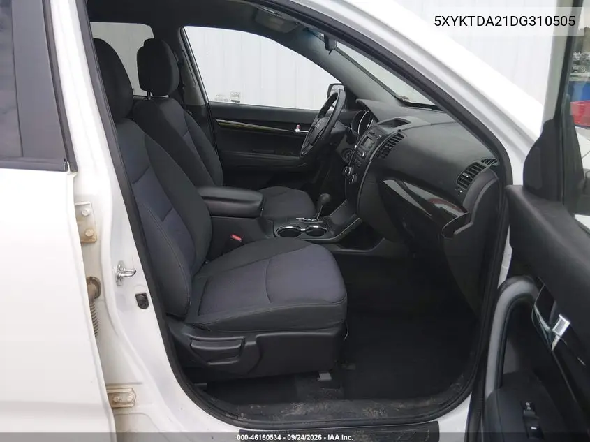 2013 KIA SORENTO VIN 5XYKTDA21DG310505 — фото 5