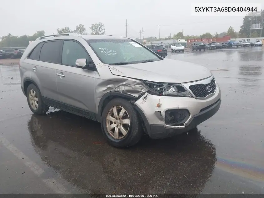 KIA SORENTO 2013, VIN 5XYKT3A68DG404944