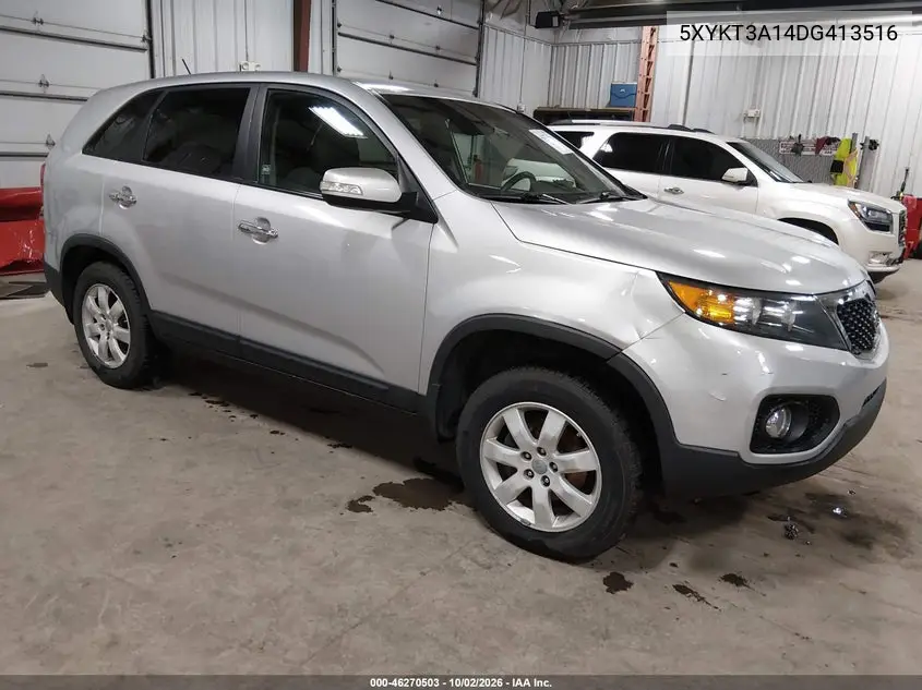 KIA SORENTO 2013, VIN 5XYKT3A14DG413516