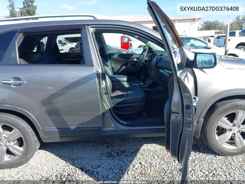 2013 KIA SORENTO VIN 5XYKUDA27DG376408 — фото 5