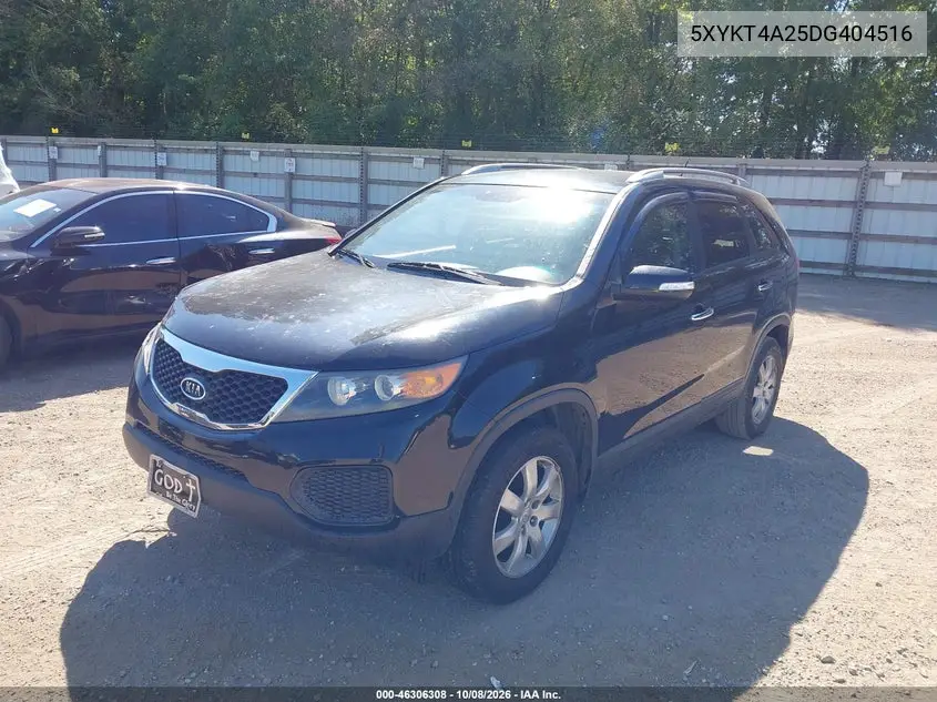 2013 KIA SORENTO VIN 5XYKT4A25DG404516 — фото 2