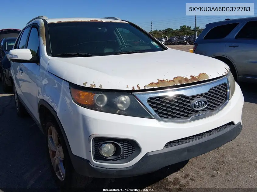 KIA SORENTO 2013, VIN 5XYKU3A66DG372783