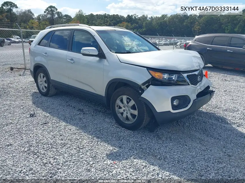 KIA SORENTO 2013, VIN 5XYKT4A67DG333144