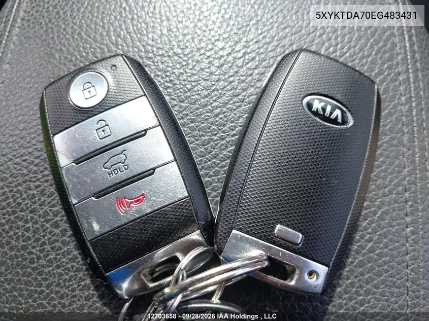 2014 KIA SORENTO VIN 5XYKTDA70EG483431 — фото 11