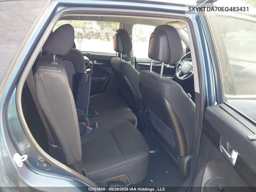 2014 KIA SORENTO VIN 5XYKTDA70EG483431 — фото 5