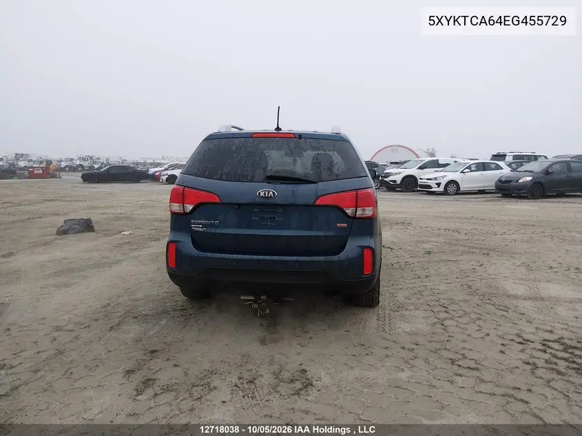 2014 KIA SORENTO VIN 5XYKTCA64EG455729 — фото 16
