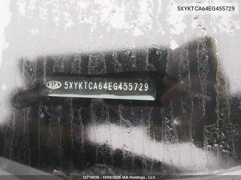 2014 KIA SORENTO VIN 5XYKTCA64EG455729 — фото 18
