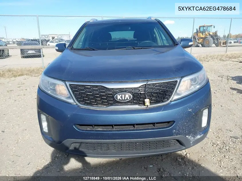 2014 KIA SORENTO VIN 5XYKTCA62EG478684 — фото 12