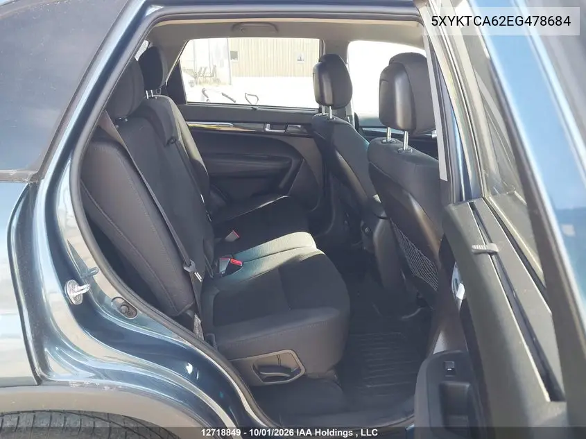 2014 KIA SORENTO VIN 5XYKTCA62EG478684 — фото 8