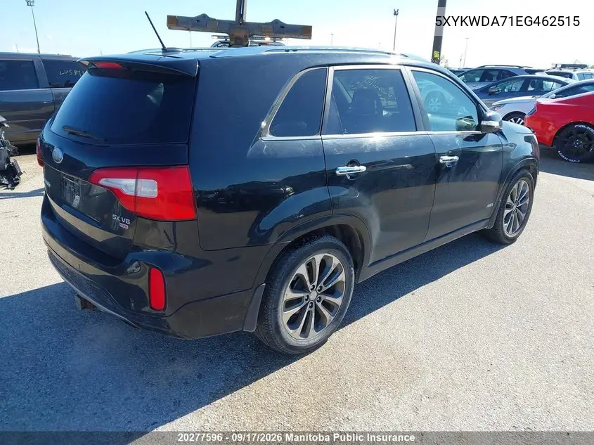 2014 KIA SORENTO VIN 5XYKWDA71EG462515 — фото 4