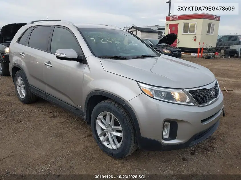 KIA SORENTO 2014, VIN 5XYKTDA79EG473609