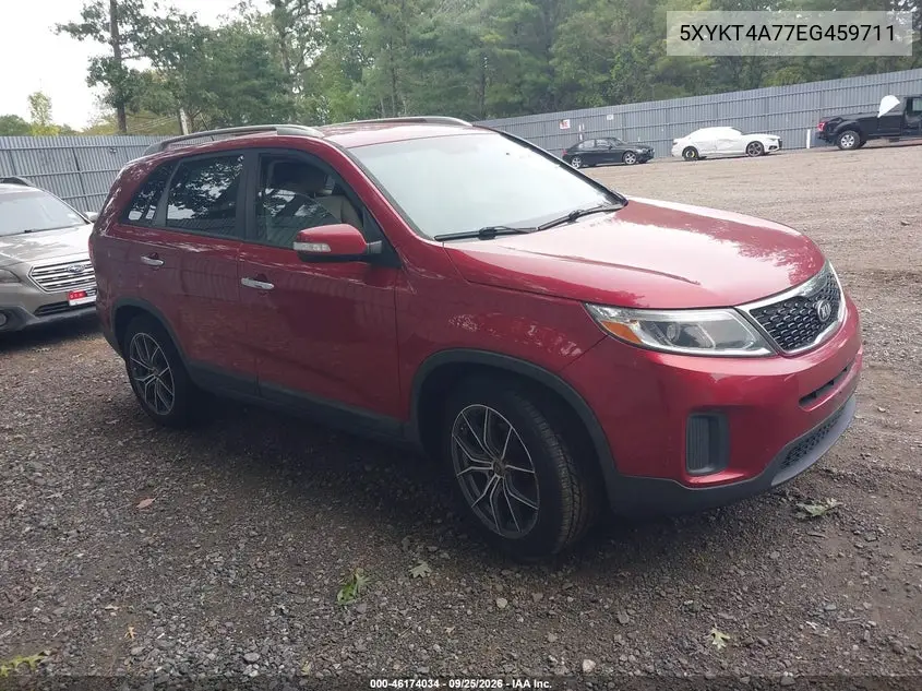 KIA SORENTO 2014, VIN 5XYKT4A77EG459711