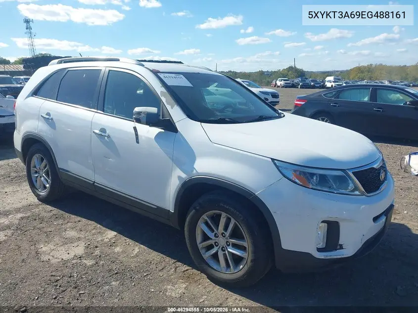 KIA SORENTO 2014, VIN 5XYKT3A69EG488161