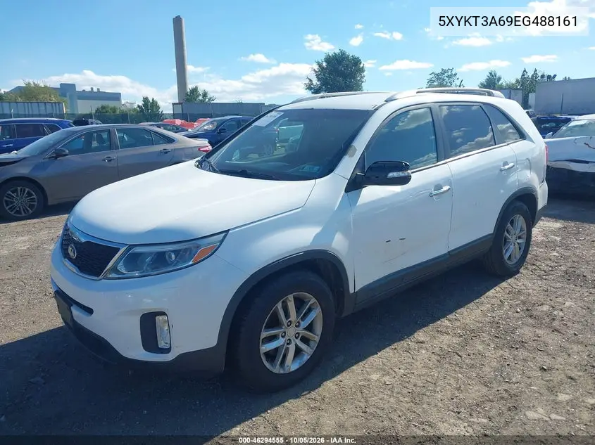 2014 KIA SORENTO VIN 5XYKT3A69EG488161 — фото 2