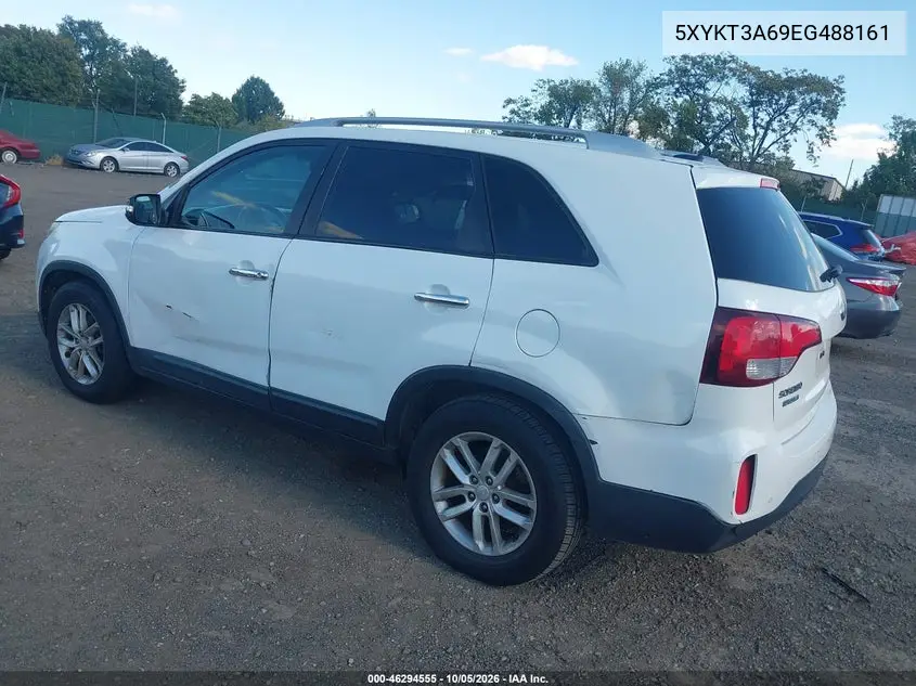 2014 KIA SORENTO VIN 5XYKT3A69EG488161 — фото 3