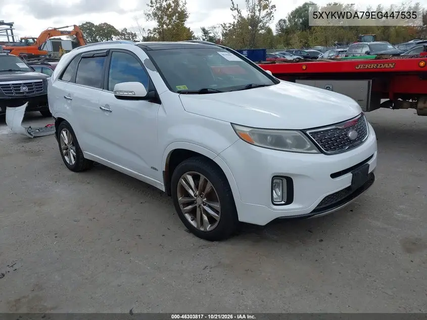 KIA SORENTO 2014, VIN 5XYKWDA79EG447535