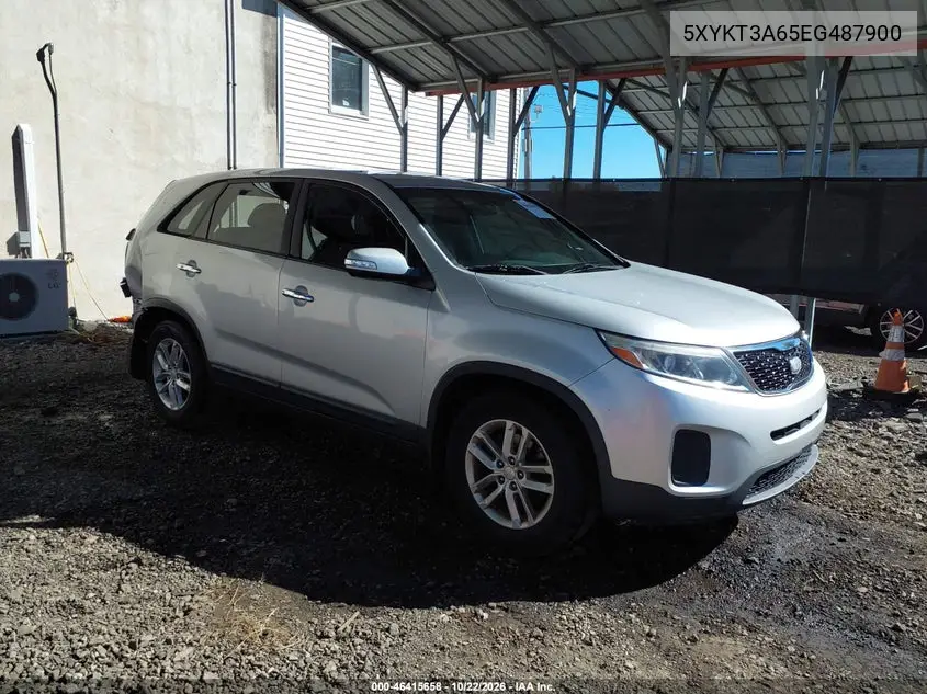 KIA SORENTO 2014, VIN 5XYKT3A65EG487900