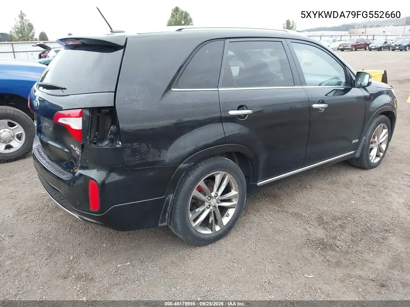 2015 KIA SORENTO VIN 5XYKWDA79FG552660 — фото 4