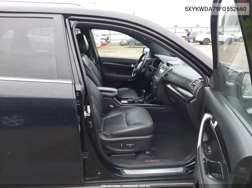 2015 KIA SORENTO VIN 5XYKWDA79FG552660 — фото 5
