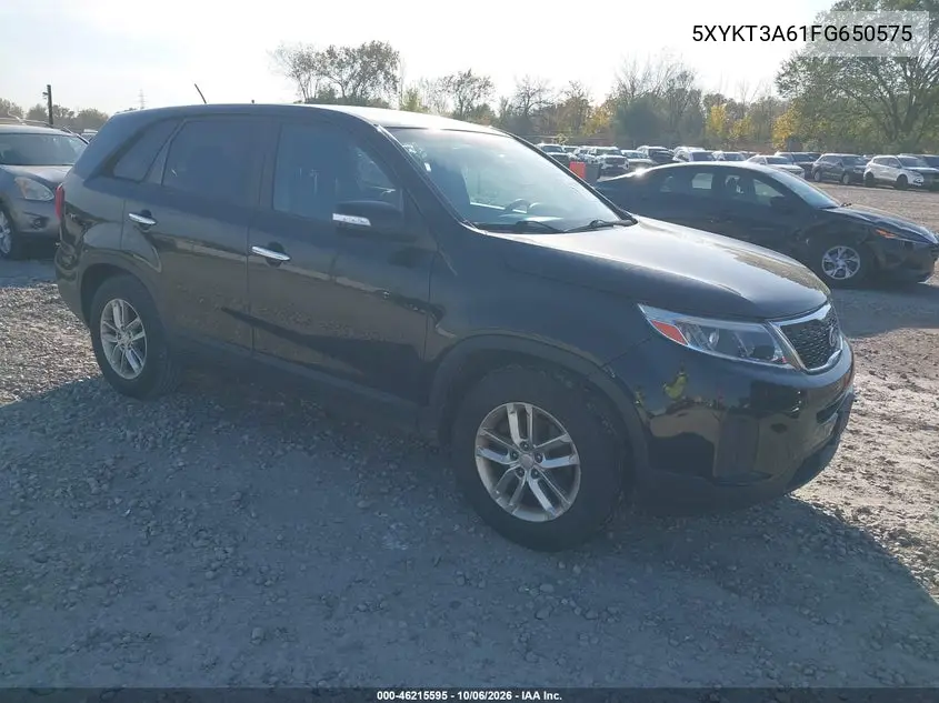 KIA SORENTO 2015, VIN 5XYKT3A61FG650575