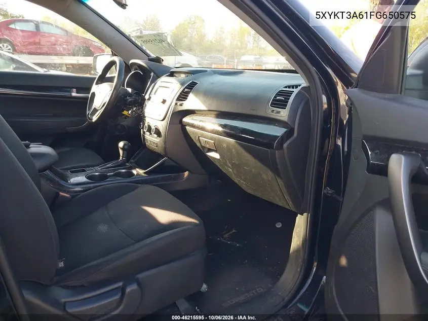 2015 KIA SORENTO VIN 5XYKT3A61FG650575 — фото 5