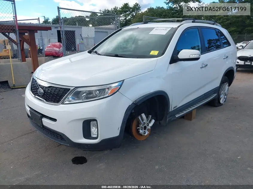 2015 KIA SORENTO VIN 5XYKTDA62FG617199 — фото 2