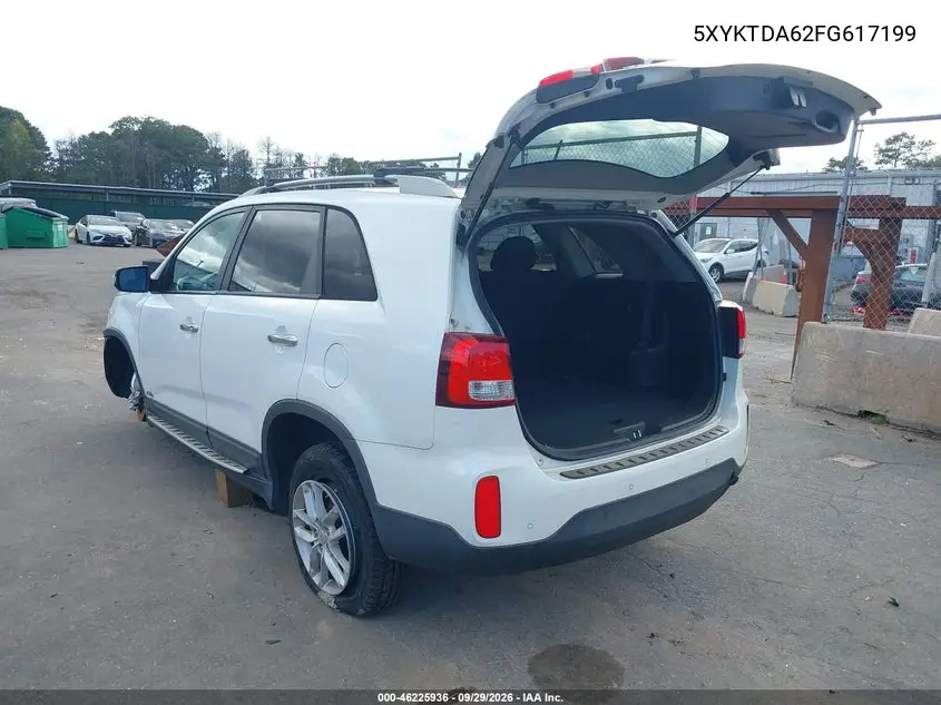 2015 KIA SORENTO VIN 5XYKTDA62FG617199 — фото 3