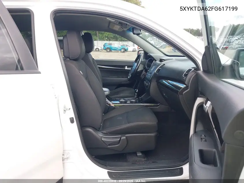 2015 KIA SORENTO VIN 5XYKTDA62FG617199 — фото 5
