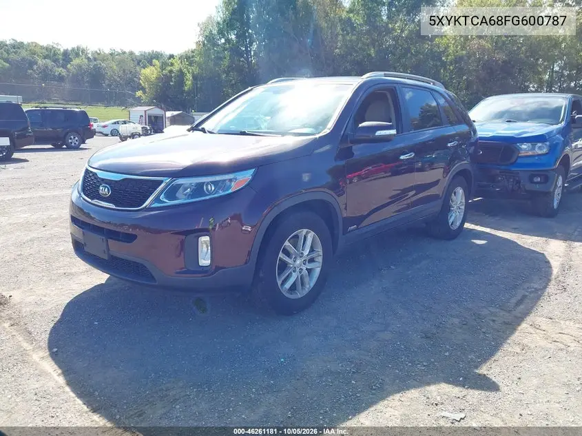 2015 KIA SORENTO VIN 5XYKTCA68FG600787 — фото 2
