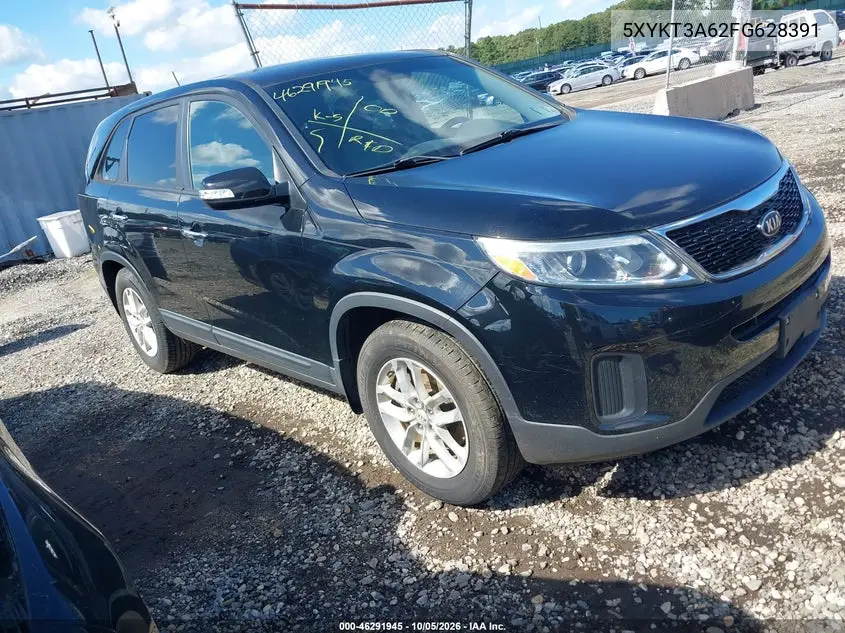 KIA SORENTO 2015, VIN 5XYKT3A62FG628391
