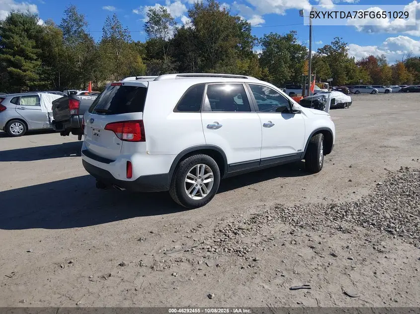 2015 KIA SORENTO VIN 5XYKTDA73FG651029 — фото 4