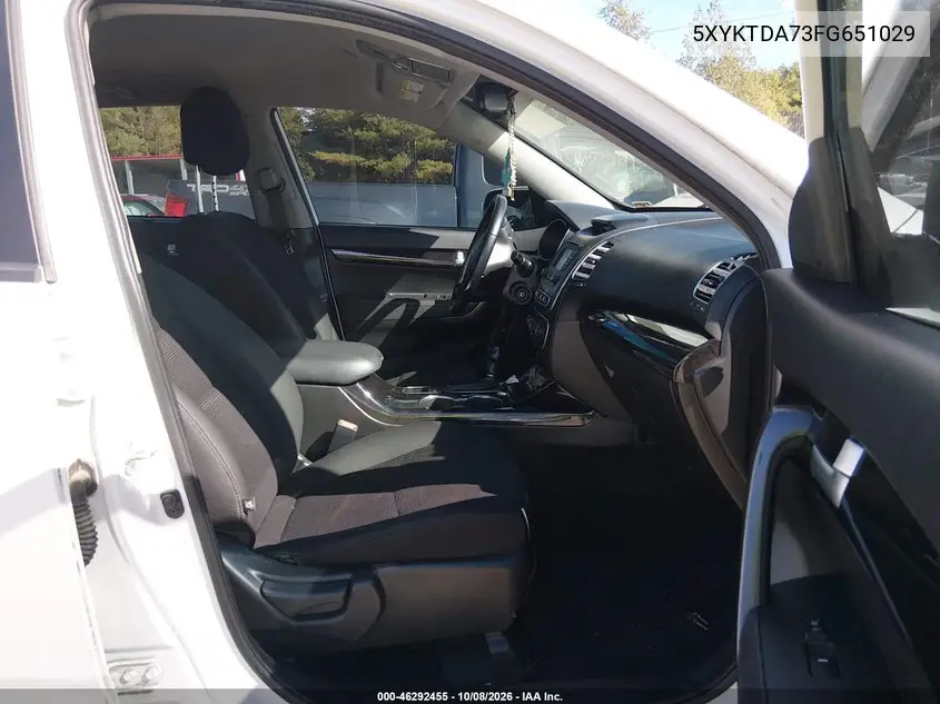 2015 KIA SORENTO VIN 5XYKTDA73FG651029 — фото 5