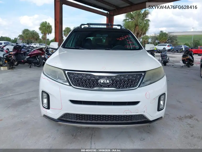 2015 KIA SORENTO VIN 5XYKW4A76FG628416 — фото 13