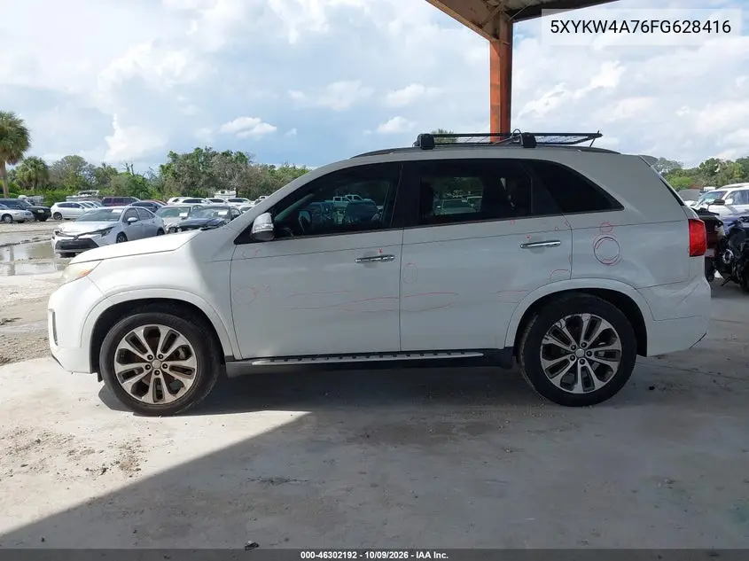 2015 KIA SORENTO VIN 5XYKW4A76FG628416 — фото 15