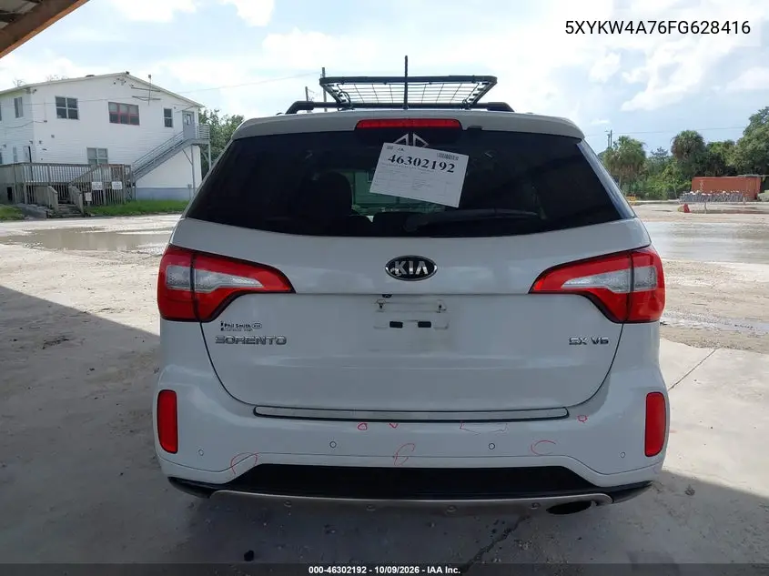 2015 KIA SORENTO VIN 5XYKW4A76FG628416 — фото 17
