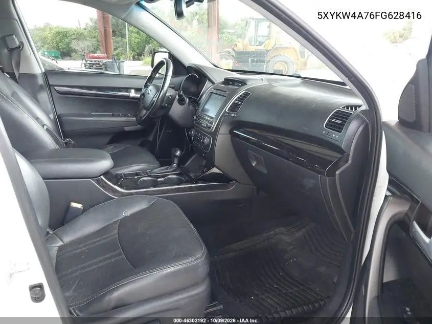 2015 KIA SORENTO VIN 5XYKW4A76FG628416 — фото 5