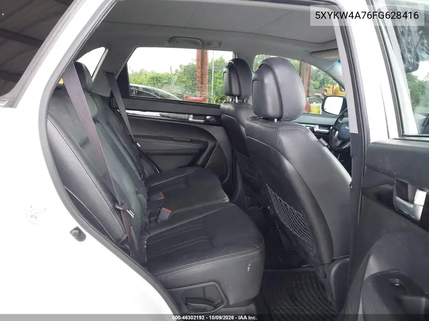 2015 KIA SORENTO VIN 5XYKW4A76FG628416 — фото 8