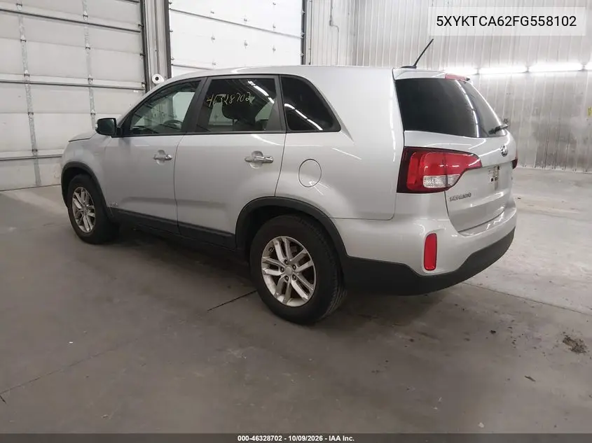 2015 KIA SORENTO VIN 5XYKTCA62FG558102 — фото 3