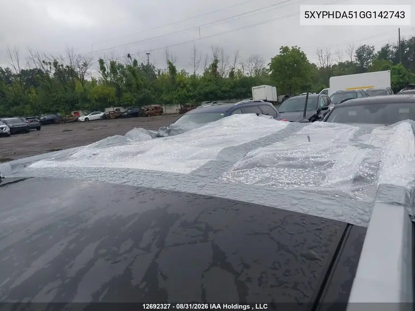 2016 KIA SORENTO VIN 5XYPHDA51GG142743 — фото 6