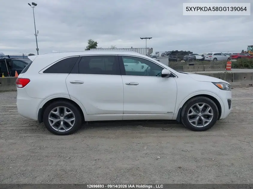 2016 KIA SORENTO VIN 5XYPKDA58GG139064 — фото 13