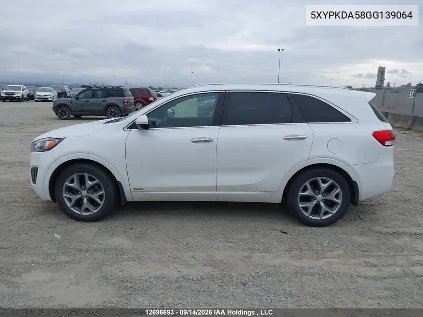 2016 KIA SORENTO VIN 5XYPKDA58GG139064 — фото 14